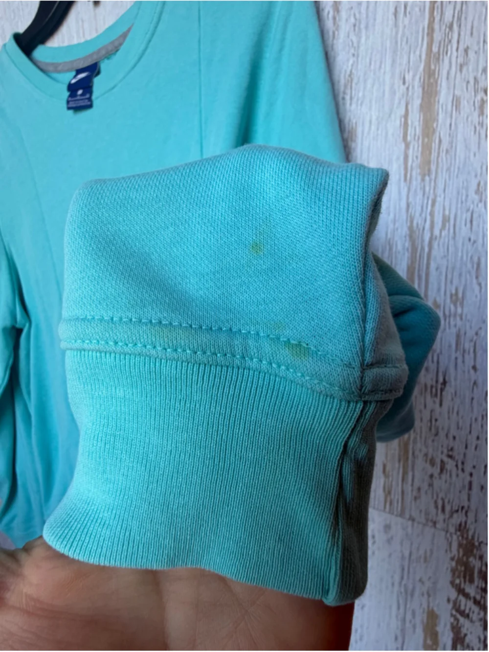 Women's Nike Sweatshirt XL Turquoise Drawstring Pullover